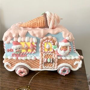 Pastel Santa Snowman LED Ice Cream Truck